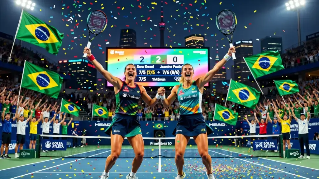 Stefani e Dabrowski Batem Campeãs Olímpicas e Avançam em Pequim