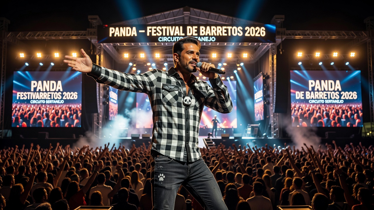 Panda leva trajetória dos bares ao maior palco do sertanejo