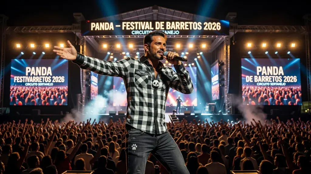 Panda leva trajetória dos bares ao maior palco do sertanejo