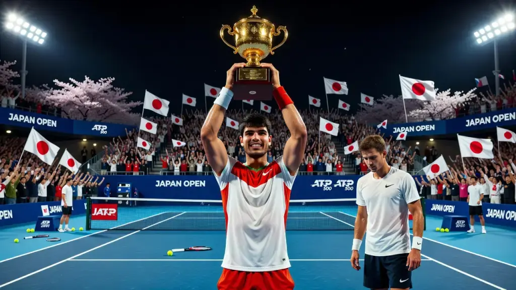 Alcaraz Revalida Título no Japan Open Diante de Lehecka